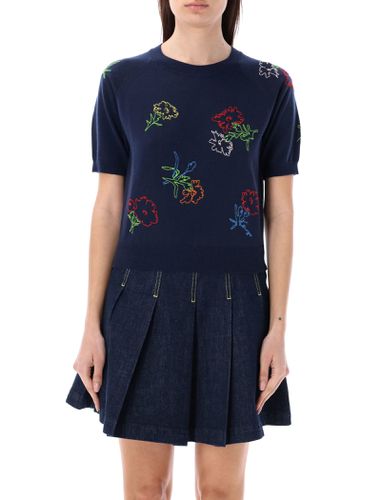 Kenzo Drawn Flowers Jumper - Kenzo - Modalova