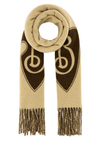 Burberry Beige Wool Blend Scarf - Burberry - Modalova