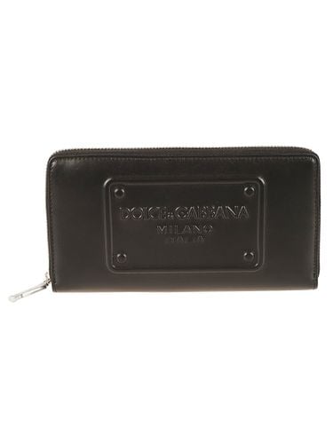 Logo Embossed Zip Around Wallet - Dolce & Gabbana - Modalova