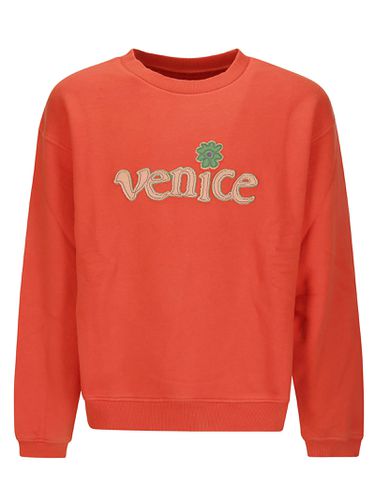 ERL Men Red Venice Crewneck Knit - ERL - Modalova