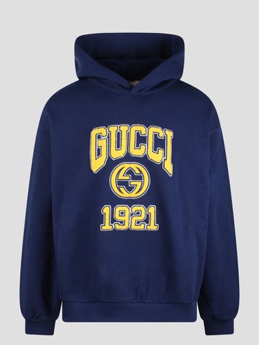 Cotton Jersey Hooded Sweatshirt - Gucci - Modalova