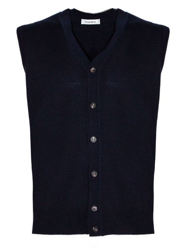 Kangra Blue Wool Waistcoat - Kangra - Modalova