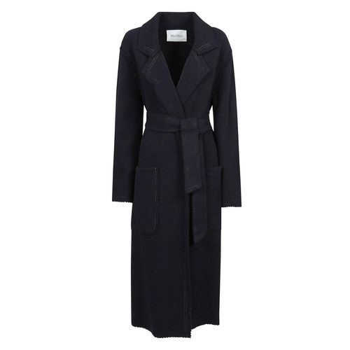 Max Mara Collared Belted Coat - Max Mara - Modalova