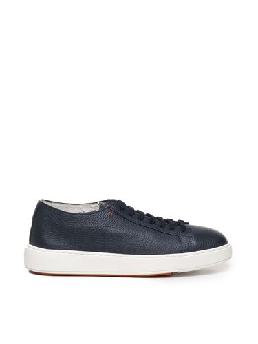 Low Top Sneakers In Calfskin - Santoni - Modalova