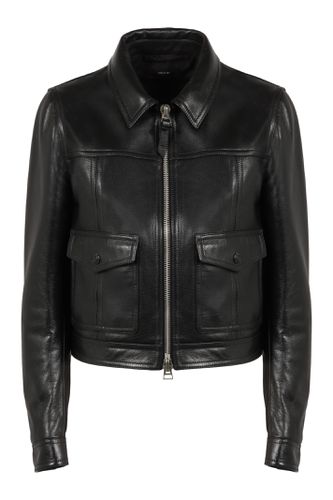 Tom Ford Leather Jacket - Tom Ford - Modalova