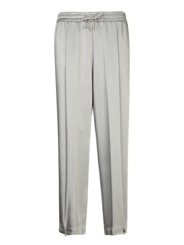 Herno Grey Satin Trousers - Herno - Modalova