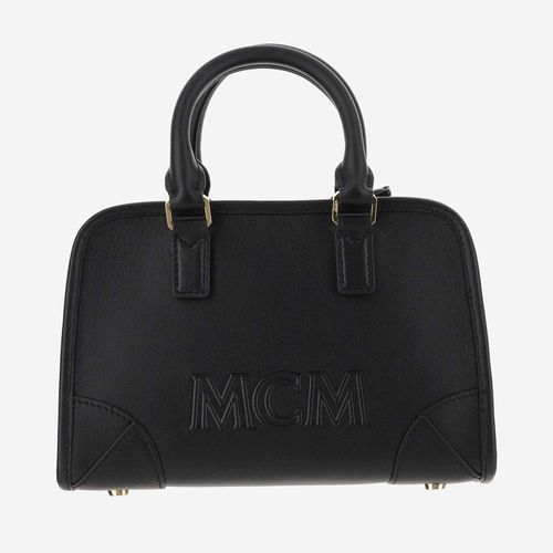 MCM Leather Boston Bag - MCM - Modalova