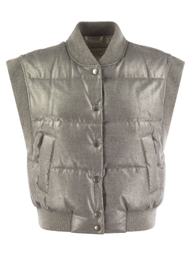 Peserico Down Cropped Vest - Peserico - Modalova