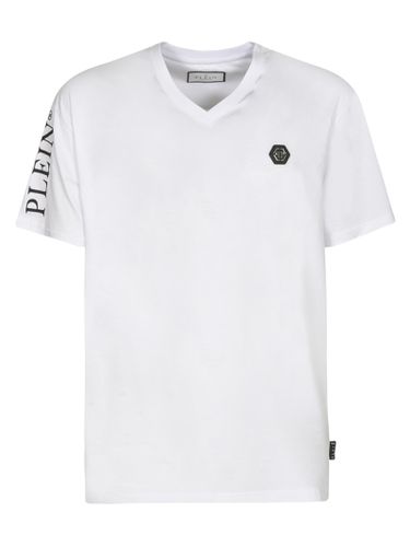 Philipp Plein Logo Sleeve T-shirt - Philipp Plein - Modalova