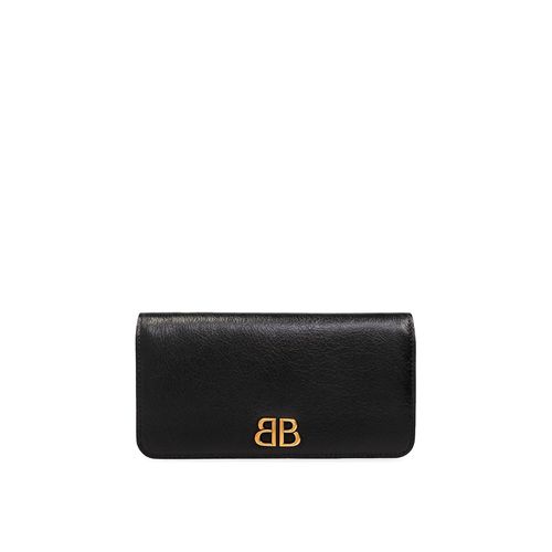 Logo Plaque Bifold Wallet - Balenciaga - Modalova