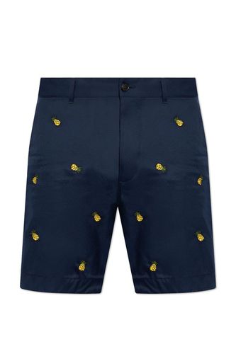 Motif Embroidered Chino Shorts - Dsquared2 - Modalova
