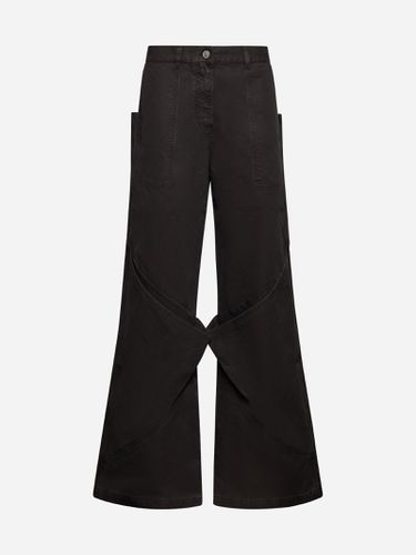 The Attico Oversized Denim Pants - The Attico - Modalova