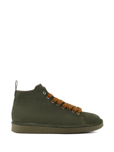 Mens P01 Military Green Suede Ankle Boot - Panchic - Modalova