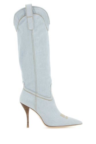 Stuart Weitzman Denim Outwest Boots - Stuart Weitzman - Modalova