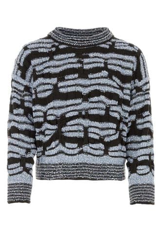 Embroidered Cotton Blend Sweater - Bottega Veneta - Modalova