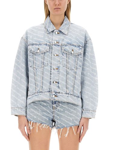 Alexander Wang All Over Logo Jacket - Alexander Wang - Modalova