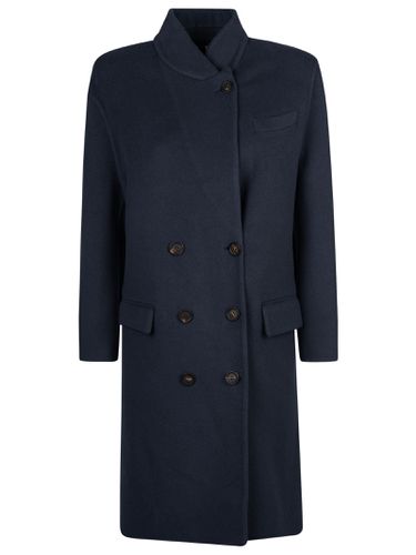 Double-breast High Collar Coat - Brunello Cucinelli - Modalova