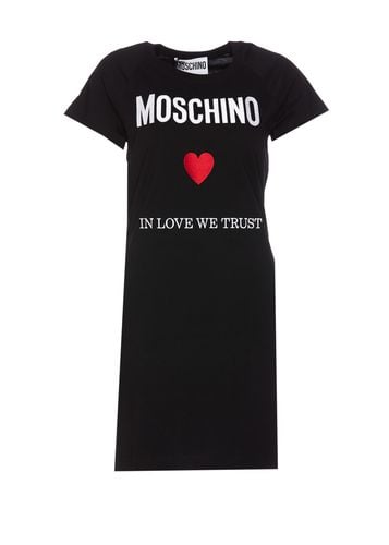 Moschino Love We Trust Dress - Moschino - Modalova
