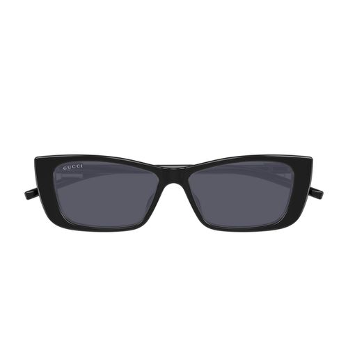 Gucci Gg1681s Linea Gg Logo 001 Black Sunglasses - Gucci Eyewear - Modalova