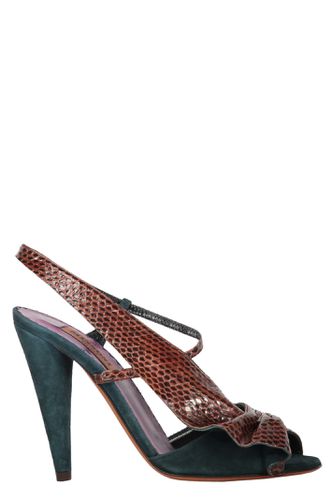 Missoni Heeled Leather Sandals - Missoni - Modalova