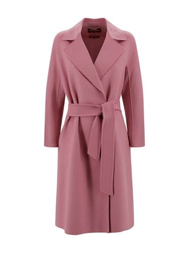 Belted Mid-length Coat - Max Mara Studio - Modalova