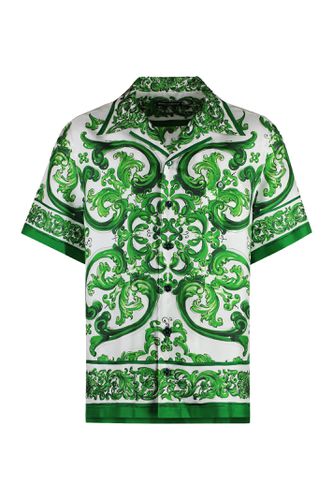 Dolce & Gabbana Printed Silk Shirt - Dolce & Gabbana - Modalova