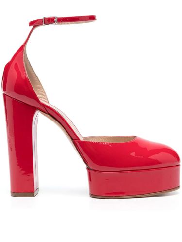 Calf Leather Platform Pumps - Casadei - Modalova