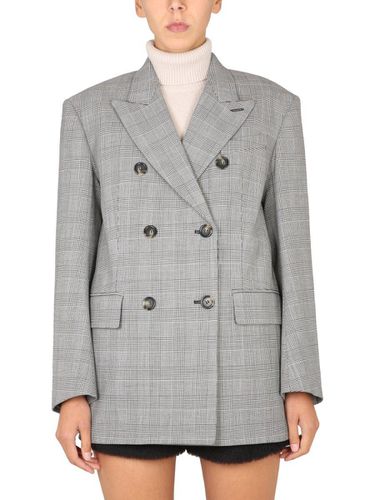 Checked Doublebreasted Jacket - Max Mara - Modalova