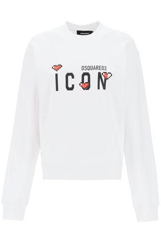 Icon Game Lover Sweatshirt - Dsquared2 - Modalova