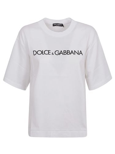 Logo Oversized T-shirt - Dolce & Gabbana - Modalova