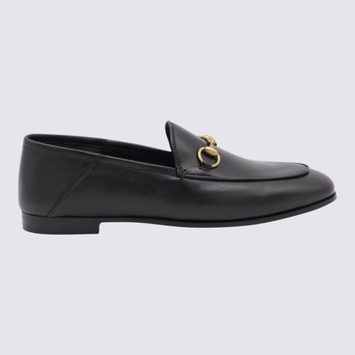 Gucci Black Leather Loafers - Gucci - Modalova