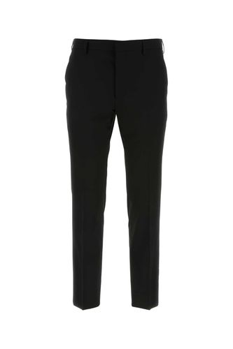 Prada Black Stretch Wool Pant - Prada - Modalova