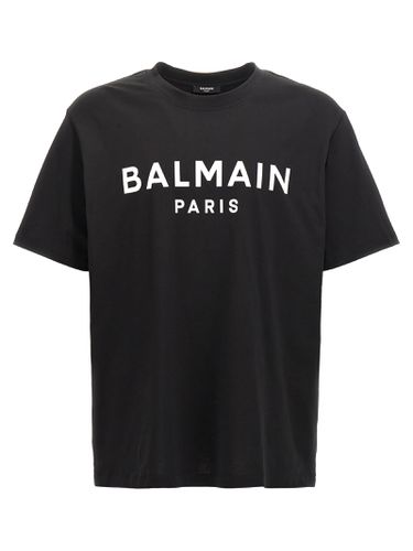 Balmain Logo Print T-shirt - Balmain - Modalova