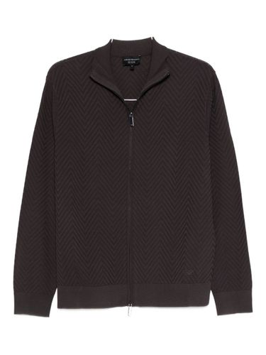 Emporio Armani Chevron Cardigan - Emporio Armani - Modalova