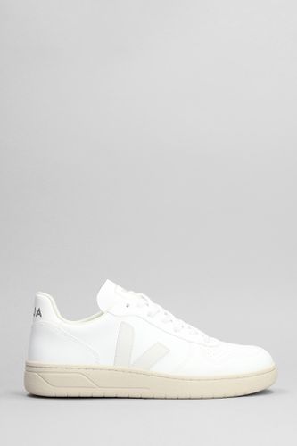 Veja V-10 Sneakers In White Leather - Veja - Modalova
