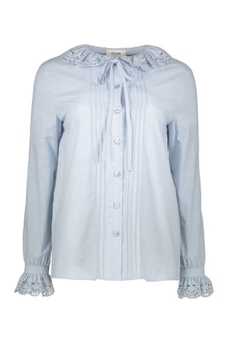 Celine Embroidered Cotton Blouse - Celine - Modalova