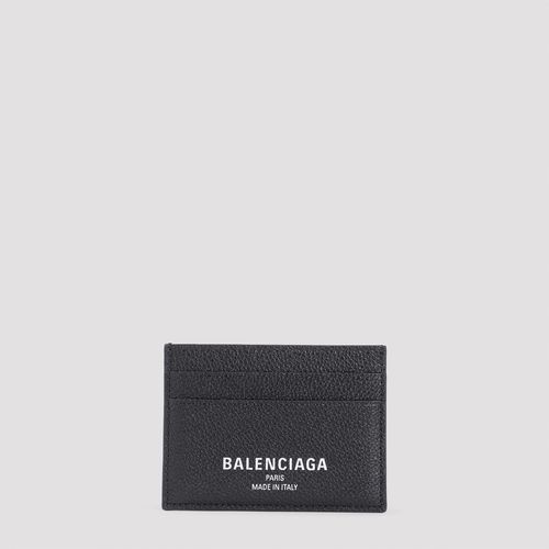 Calf Leather Credit Card Holder - Balenciaga - Modalova