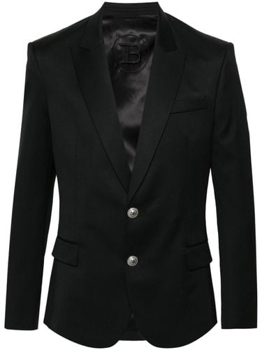 Flap-pocketed Single-breasted Blazer - Balmain - Modalova