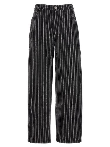 Sequin Pinstripe Jeans - Rotate by Birger Christensen - Modalova