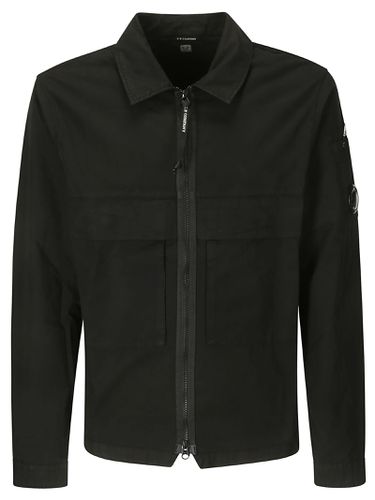 C. P. Company Organic Gabardine Zipped Utility Overshirt - C.P. Company - Modalova