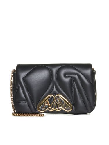 Mini Seal Leather Shoulder Bag - Alexander McQueen - Modalova