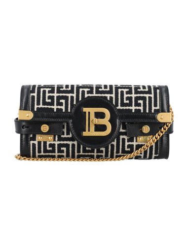 B-buzz 23 Jacquard Monogram Clutch Bag - Balmain - Modalova