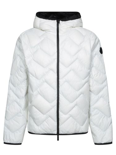 Moncler Bimont White Down Jacket - Moncler - Modalova