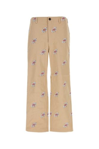 Printed Cotton Wide-leg Pant - Junya Watanabe - Modalova