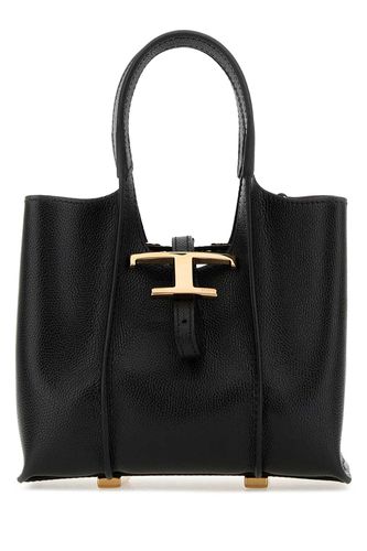 Black Leather Mini T Timeless Handbag - Tod's - Modalova