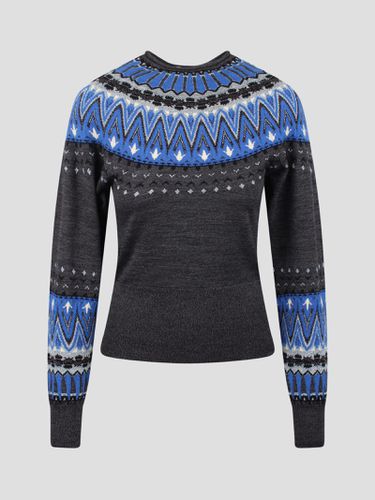 Rabanne Abstract Print Crew-neck Sweater - Paco Rabanne - Modalova