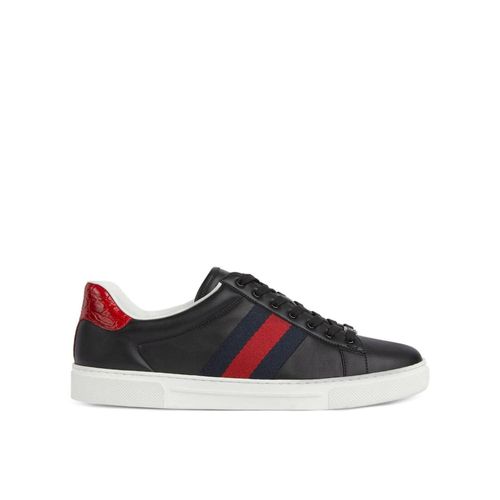 Gucci Ace Leather Sneakers - Gucci - Modalova