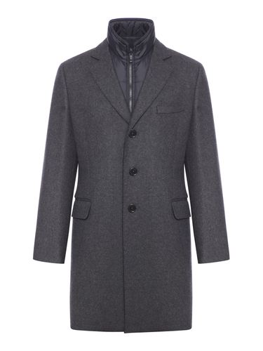 Double Coat In Wool And Cashmere - Fay - Modalova