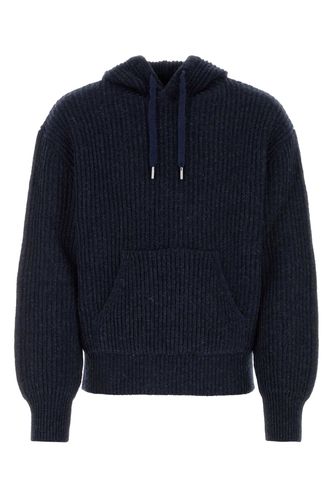 Midnight Blue Wool Sweatshirt - Ami Alexandre Mattiussi - Modalova