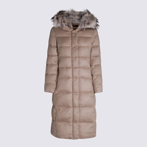 Moorer Beige Wool Down Jacket - Moorer - Modalova